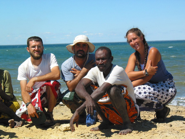 Ancestors ceremony on Nosy Mahakamby with Mitch Irwin, Iyad Zalmout, Charlin, and Karen Samonds